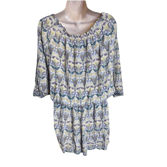 Authentic TORY BURCH 100% Silk Mosaic Romper in Provence Pompeii Sz M $350 a27 - Picture 5 of 7